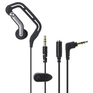 Audio-Technica ATH-CP300BK Sport Fit Ear-bud Headphones ATH-CP300BK