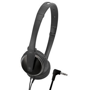 Audio-Technica ATH-ES33BK On-Ear Headphone, Black: Picture 1 regular