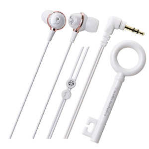 Audio-Technica ATH-CKF500WH In-ear Headphone, White: Picture 1 regular