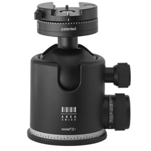  Arca Swiss Monoball Fliplock Z2+ Double Panorama Ball Head, 132lbs Capacity 