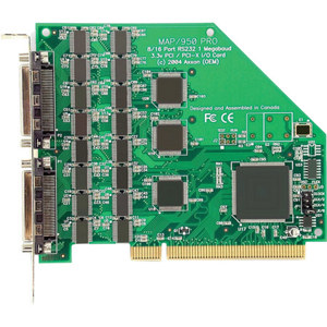 Axxon 8 Port RS232 1 Megabaud PCI-X Controller Card LF604KB-8S