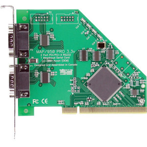 Axxon Dual Port RS232 1 Megabaud PCI Controller Card LF607KB