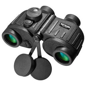  Barska 8x30 WP Battalion Water Proof Porro Prism Binocular with 8.1deg. Angle of View, Internal Rangefinder and IR Directional Compass 