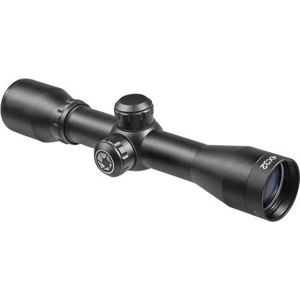  Barska 4 x 32 Compact Contour Series Crossbow Scope, Matte Black Finish with Crossbow Reticle 