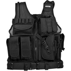  Barska Loaded Gear VX-200 Tactical Vest, Right Hand, One Size Fits Most. 