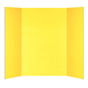 Bankers Box Tuff-Board Presentation Board, Yellow - Pack of 12: Picture 1 regular