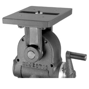  Majestic 1203 1-1/2" Post Mount Gearhead with 6x4.5" Camera Platform 