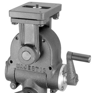  Majestic 1205 1-1/2" Post Mount Gearhead with 3x3 5/8" Camera Platform 