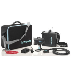  Broncolor Mobil A2L Travel Kit with Lead Acid Battery 