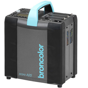  Broncolor Scoro A2s 100-240 V 1600 Ws Power Pack with 3 Head Outlets, Speed Mode & Color Control (ECTC), Worldwide Version 