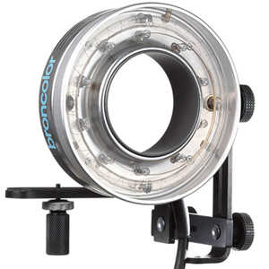  Broncolor Ringflash C, 3200 Ws 230 V or 120 V Flash Head with Bracket, Optimized for Use Mounted on Cameras 