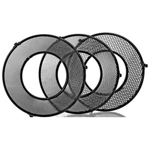  Broncolor Honeycomb Grids for the Power Reflector, Set of 3" Fine, Medium, and Coarse. 