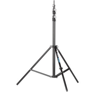  Broncolor Senior Stand, 8' Air Cushioned (AC) Light Stand with 3/8" Thread, Black 
