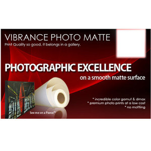  Breathing Color Vibrance Photo Matte Photo Paper, 24"x100', 8mil, 230gsm 