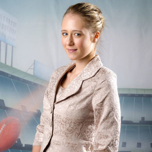  Belle Drape Scenic 10x12' Painted Muslin Background Color: Football 