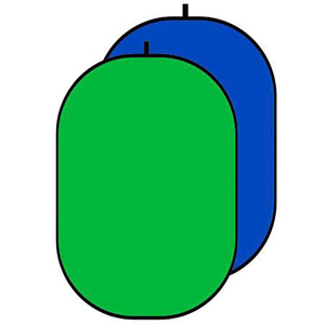  Belle Drape Collapsible Background - 40X60" (Blue/Green Chroma) 