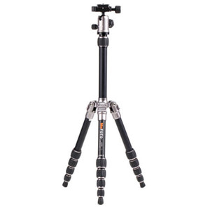  MeFOTO A0350QT Backpacker Travel Tripod Kit - Titanium, Supports 8.8 lbs., Max. Height 51.2" 