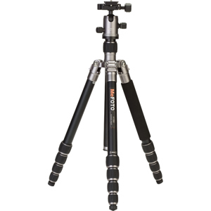 MeFoto A1350Q1 Travel Tripod Kit, Titanium: Picture 1 regular
