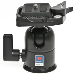  Benro BH1 Single Action Quick Release Ballhead, 13.2lbs Maximum Load 