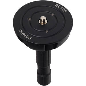  Benro BL100 100mm Half Ball Adapter for 3/8"-16 Flat Base Tripod Heads 