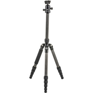  MeFOTO Road Trip Carbon Fiber Travel Tripod Kit, 61.61" Max Height, 17.63 lbs, Black 