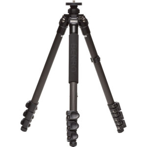  Benro C1580F Classic Tripod with Carbon Fiber Flip Lock Legs, 4 Sections, 17.6 Lbs Maximum Load, Max Height 58", with Carry Case, Strap, Spike Feet and Tools 
