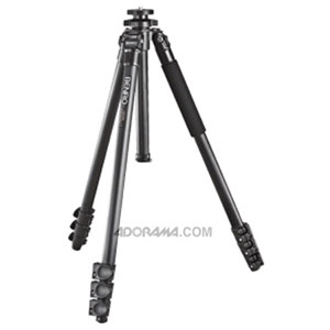  Benro C2580F Classic Tripod with Carbon Fiber Flip Lock Legs, 4 Sections, 26.4 Lbs Maximum Load, Max Height 61" with Carry Case, Strap, Spike Feet and Tools 