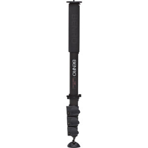  Benro C38F Classic Monopod with Carbon Fiber Flip Lock Leg, 4 Sections, 39.6 Lbs Maximum Load 