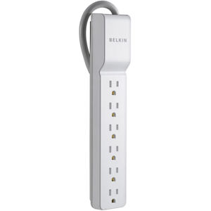 Belkin 720 Joules Surge Protector, 6 Outlet, 6 ft Cord: Picture 1 regular