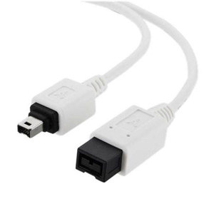 Belkin 4-Pin to 9-Pin IEEE-1394 FireWire Cable, 6 Feet: Picture 1 regular