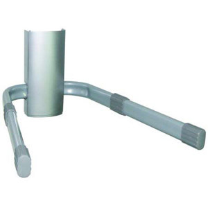 Bentley Wall Bracket for VCR, DVD Player, Silver Finish: Picture 1 regular