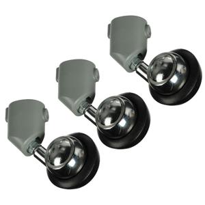  Manfrotto Caster Set for Light Stands with 22mm Diameter Legs. Set of Three, (#9545). 