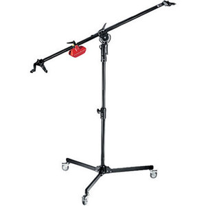  Manfrotto Super Boom with Column Stand 4.6' (1.4m), Black 