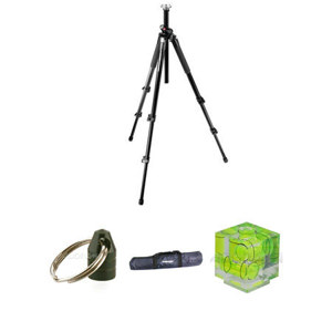  Manfrotto 055XPROB Black Tripod Legs Kit, with Adorama Tripod Case, Double Bubble Level, Tripod Hanger 
