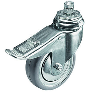  Manfrotto 104 75mm Wheel Set with Brakes, M10 Thread 