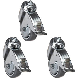  Manfrotto 104G 100mm Wheel Set with Brakes, for Cine Stands 