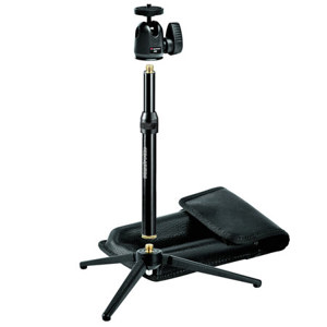  Manfrotto Table Top Tripod Kit, 13.8" Max Height, 4.41 lbs Capacity 