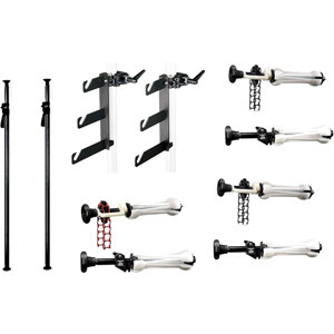  Manfrotto Complete Deluxe AutoPole/Expan Background Set with Deluxe Black AutoPoles, Background Holder Hook Set and 3 Expan Sets. 