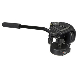  Manfrotto 128RC  Fluid Head with Quick Release - Supports 8.9lbs (#3130) 