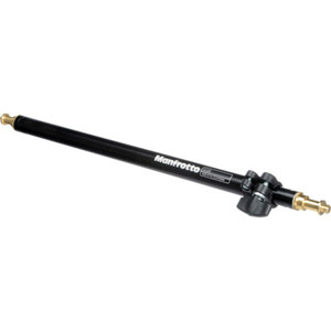  Manfrotto Adjustable Pole for Back Light Stand, Variable 21" to 33", Black Anodized. (#3368) 