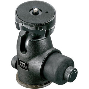  Manfrotto 468MG Hydrostatic Ball Head, with Fixed Plate, Supports 35.3 lbs 