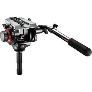  Manfrotto 504HD Video Fluid Quick Release Head, Supports 19 lbs. 