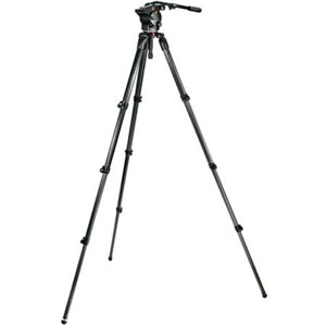  Manfrotto Video Kit with 526 Pro Fluid Video Head and 536 Video Tripod, Maximum Height 86", Supports 35 lbs 
