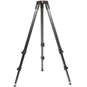  Manfrotto 535 CF 2-Stage, 3-Section Single Tube Video Tripod, Maximum Height 68", Supports 44 lbs 