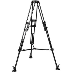  Manfrotto 546B Aluminum Professional Video Tripod with Mid-Level Spreader, Supports 44 lbs., Maximum Height 60" 