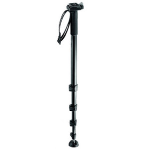  Manfrotto 559B1 Digital Video Monopod with QR Plate, Aluminum, Black 
