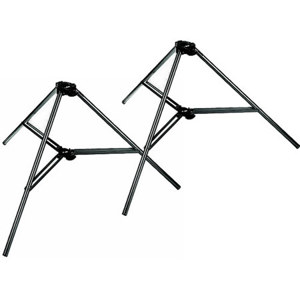  Manfrotto 032BASEBSET Free Standing Bases for Auto-Poles, Set of 2, Black (#5994B) 