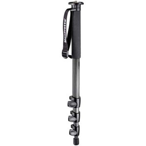  Manfrotto 694CX Carbon Fiber Monopod 4 Section 
