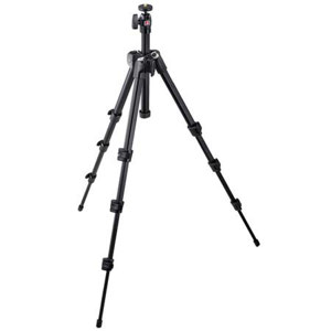 Manfrotto 7322YSHB Compact Tripod with Ball head, Black: Picture 1 regular