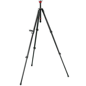  Manfrotto 755XB Black Anodized Aluminum Video Tripod Legs (Height 16.3-64.9", Maximum Load 15.40 lbs 